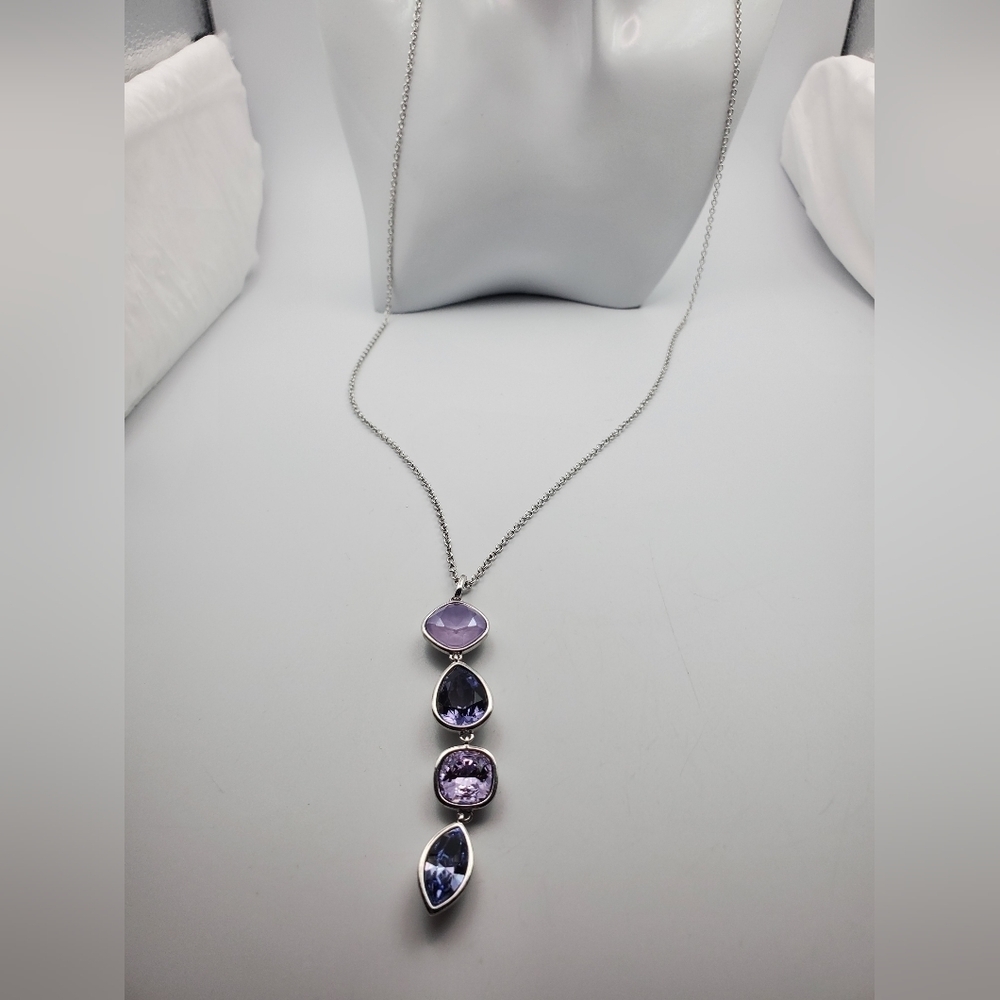 Touchstone crystal by Swarovski passion amyhtest necklace N1428